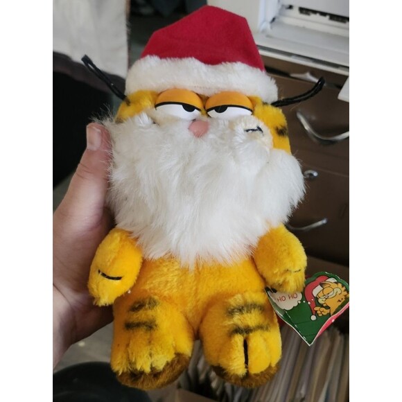 Daikin Other - Vintage 1978 Garfield Claus Dakin Plush – Santa Hat & Beard Jim Davis Tag Toy Wo
